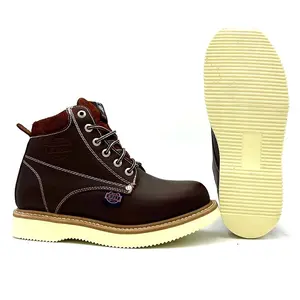 White Wolf Classic Work Boot Lightweight Wedge Sole Goodyear Welt Construction Slip Resistant Anti-Fatigue Roofing Boot WW-940 Ankle Leather Footwear Comfort Shoe