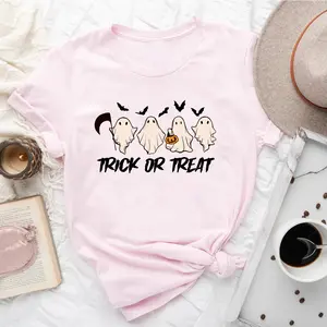 Halloween Trick or Treat Shirt, Funny Halloween Shirt,T shirt, Halloween Shirt, Unisex Shirt, Unisex Halloween Trick Or Treat Cotton T-Shirt embroidered halloween freedom shirt republican shirt snoopy shirt