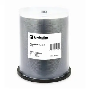 212 MAIN Single-Side CD-R Media, 52x Speed, 700MB, 120mm Standard Disc, Inkjet Print Compatible, Crisp Text Support, High-Speed Burn Capability