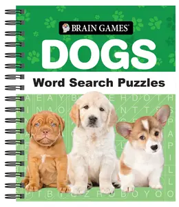 USED-Brain Games - Dogs Word Search Puzzles by Publications International Ltd (Spiral-bound)
