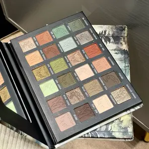 HERORANGE 24-Color Multichrome Shimmer & Matte Eyeshadow Palette - Silky, Easy-to-Blend, Long-Lasting Natural Eyeshadow for Soft Glam & Night-Out Looks