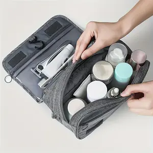 Travel Hanging Toiletry Bag Unisex, Travel Cosmetic Bags, Large Capacity Waterproof Cosmetic Storage, Dry Wet Separation, Dustproof Portable Organizer