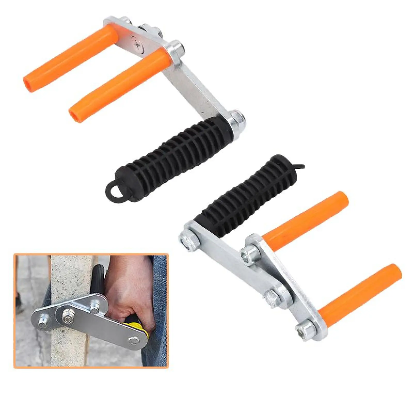 Lifting Clamp, Multi-Material Grip for Glass, Stone, Wood & Aluminum Doors/Windows - Heavy-Duty Hand Tool with Non-Slip Pads Hardware, Construction Tools, Home Improvement Lifting Tool.