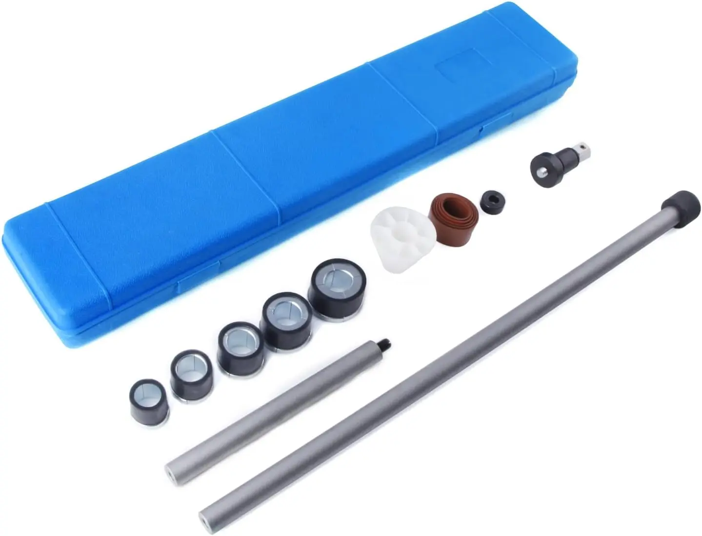 Engine Camshaft Bearing Removal Installation Tool Kit Universal Driver Set | Expander sleeve driver range 1.125 to 2.69 inch pulls bushings smoothly without scoring soft copper journals or blocks