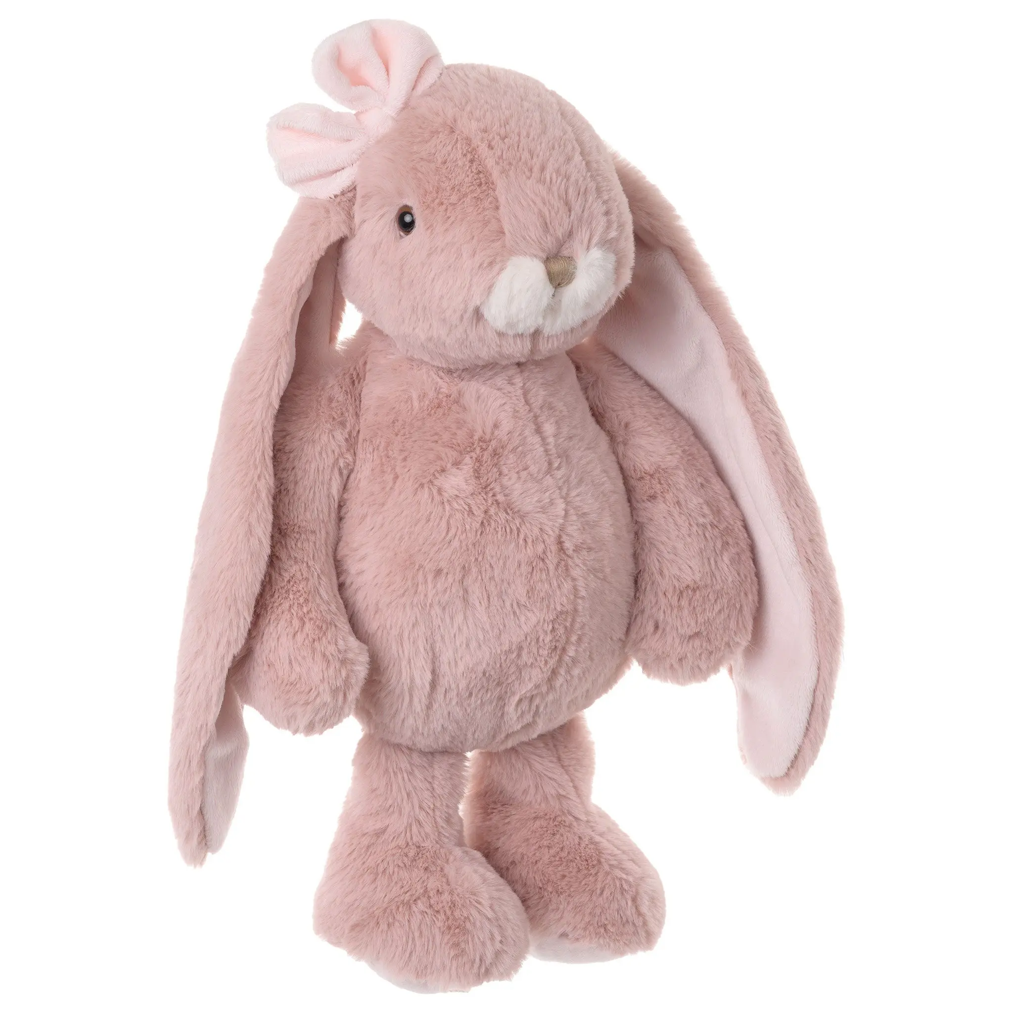 Bukowski Bears Friendly Kanina 12 Inch Soft Plush Antique Pink Bunny Stuffed Animal Toy for Babies and Kids