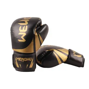 MENG Children's & Adult PU Boxing Gloves for Muay Thai Training Durable Ergonomic Fit Thickened Knuckle Padding Protective Gear Hand