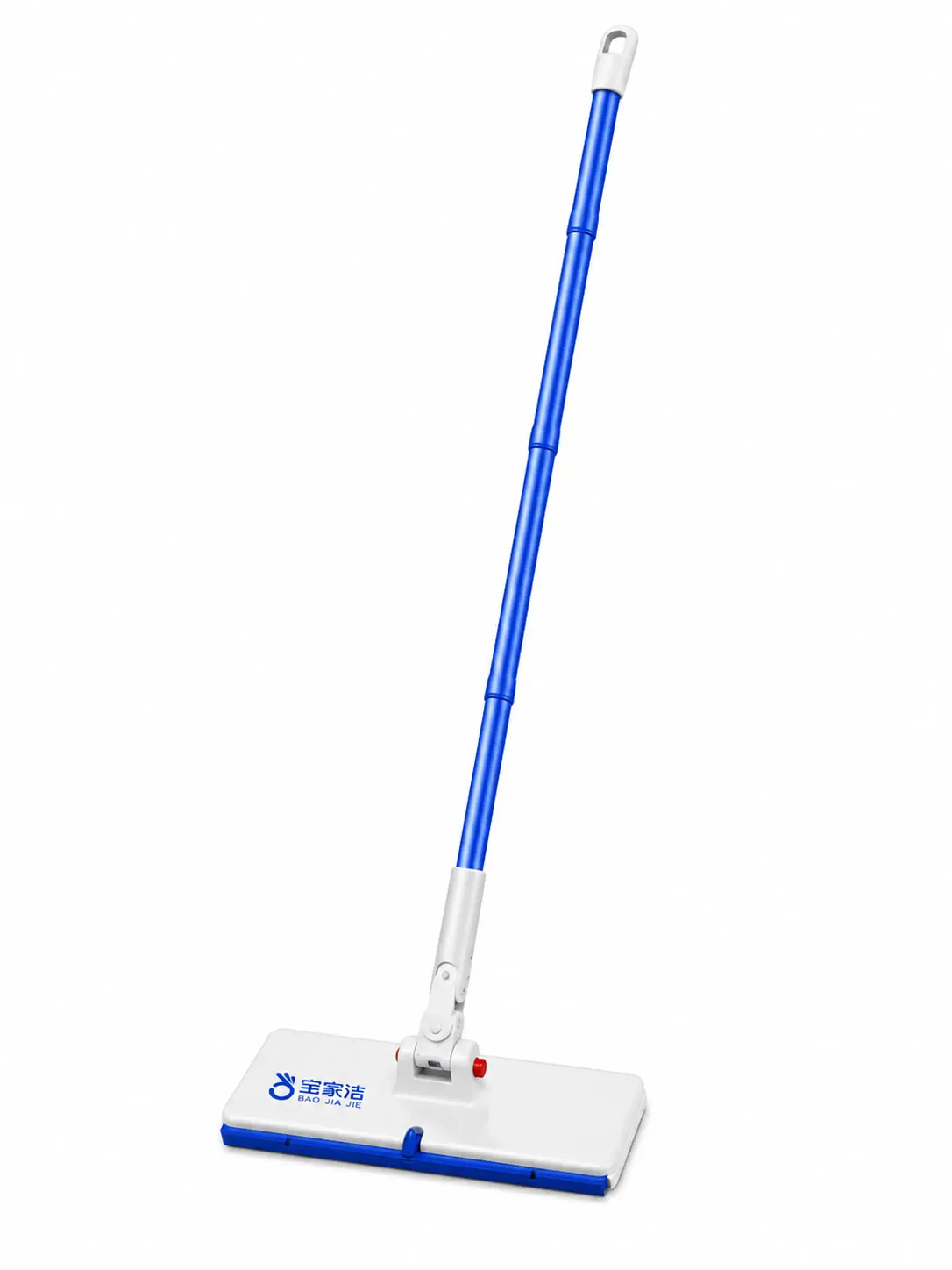 BAOJIAJIE Shark-Tooth Clip Flat Mop, Hands-Free Cloth Mop, Wet & Dry Floor Cleaning Mop