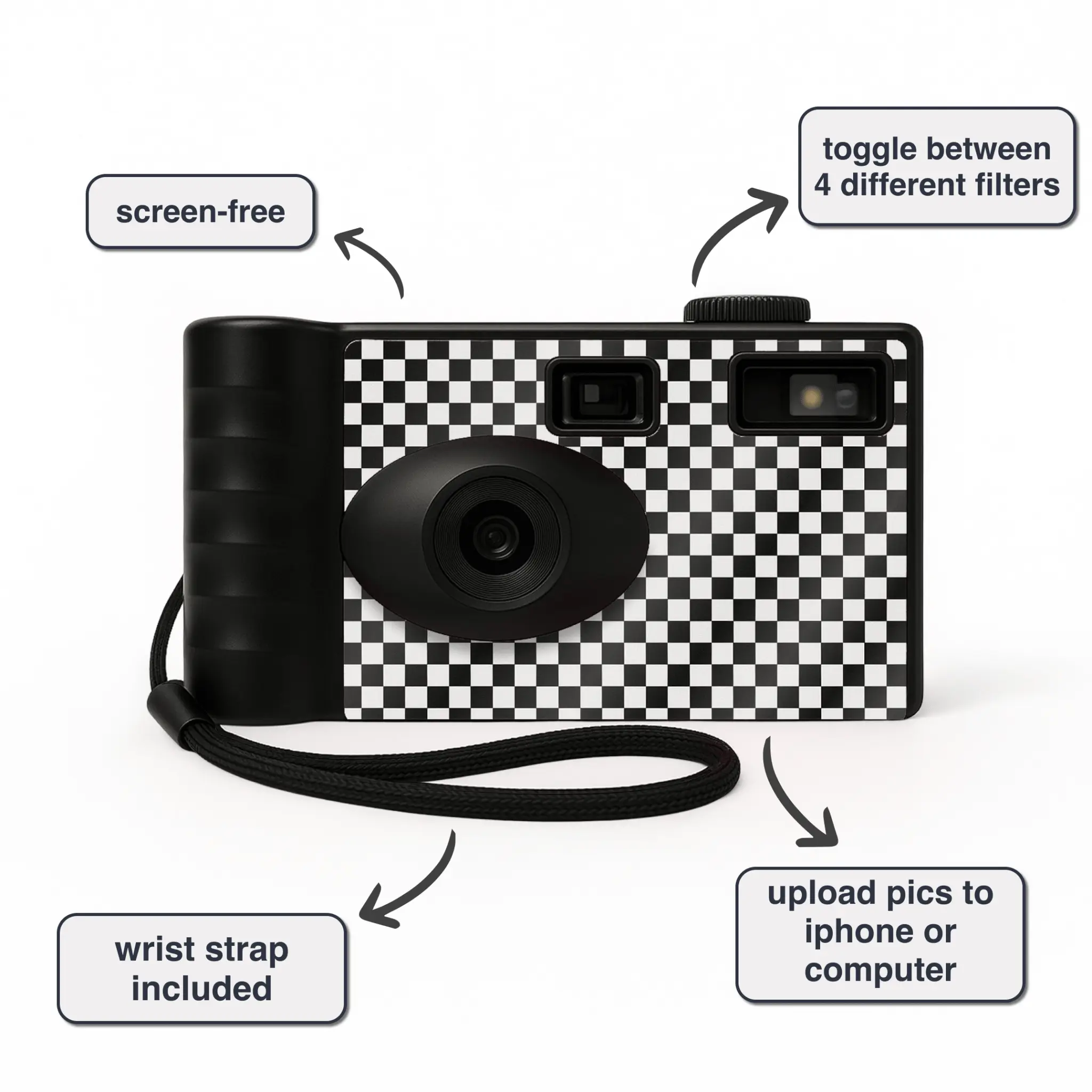 Screen Free Digital Camera