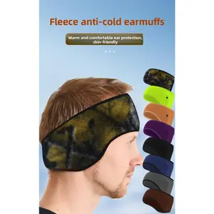Popular autumn and winter ear protection headband outdoor cycling sports fleece sports headband warm and windproof forehead protection belt