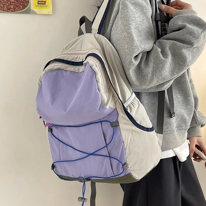 RIVERICH Travel outdoor backpack, women's lightweight hiking backpack, mountain climbing small backpack, hiking cycling sports bag, spring outing bag Back-to-school season