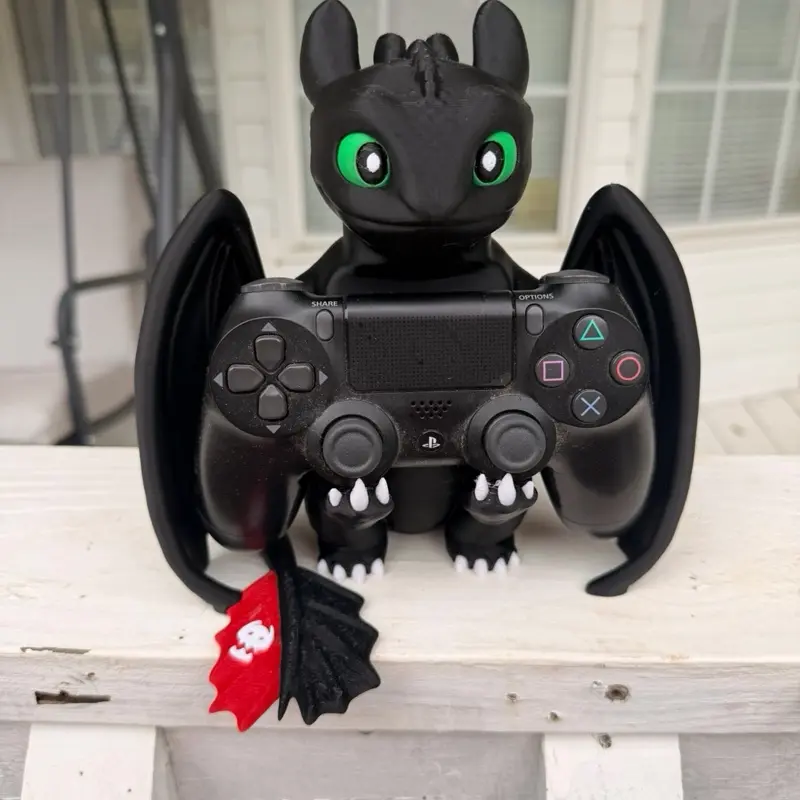 Dragon Controller Holder – Gaming Controller Stand for Desk & Gaming Setup
