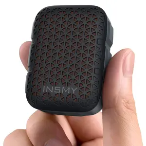 INSMY Wearable Bluetooth Speakers,IP67 Waterproof,Clip-On Portable Small Personal Speaker/Clean Sound/Stereo Pair/Wireless 5.4/ENC Built-in Mic/Lightweight for Outdoor Golf Work Pool