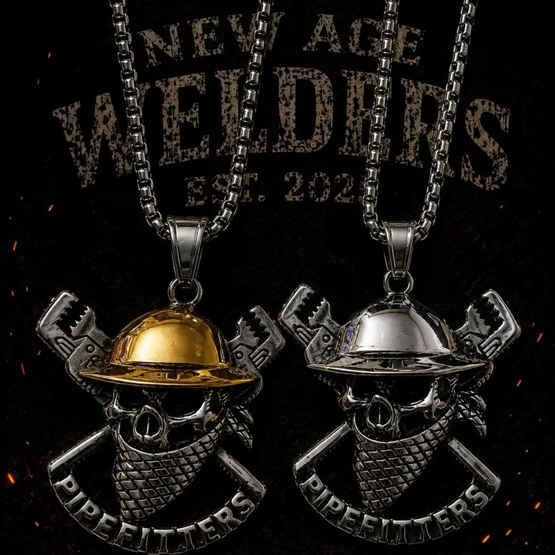 Pipefitter Pendant Gold/Silver