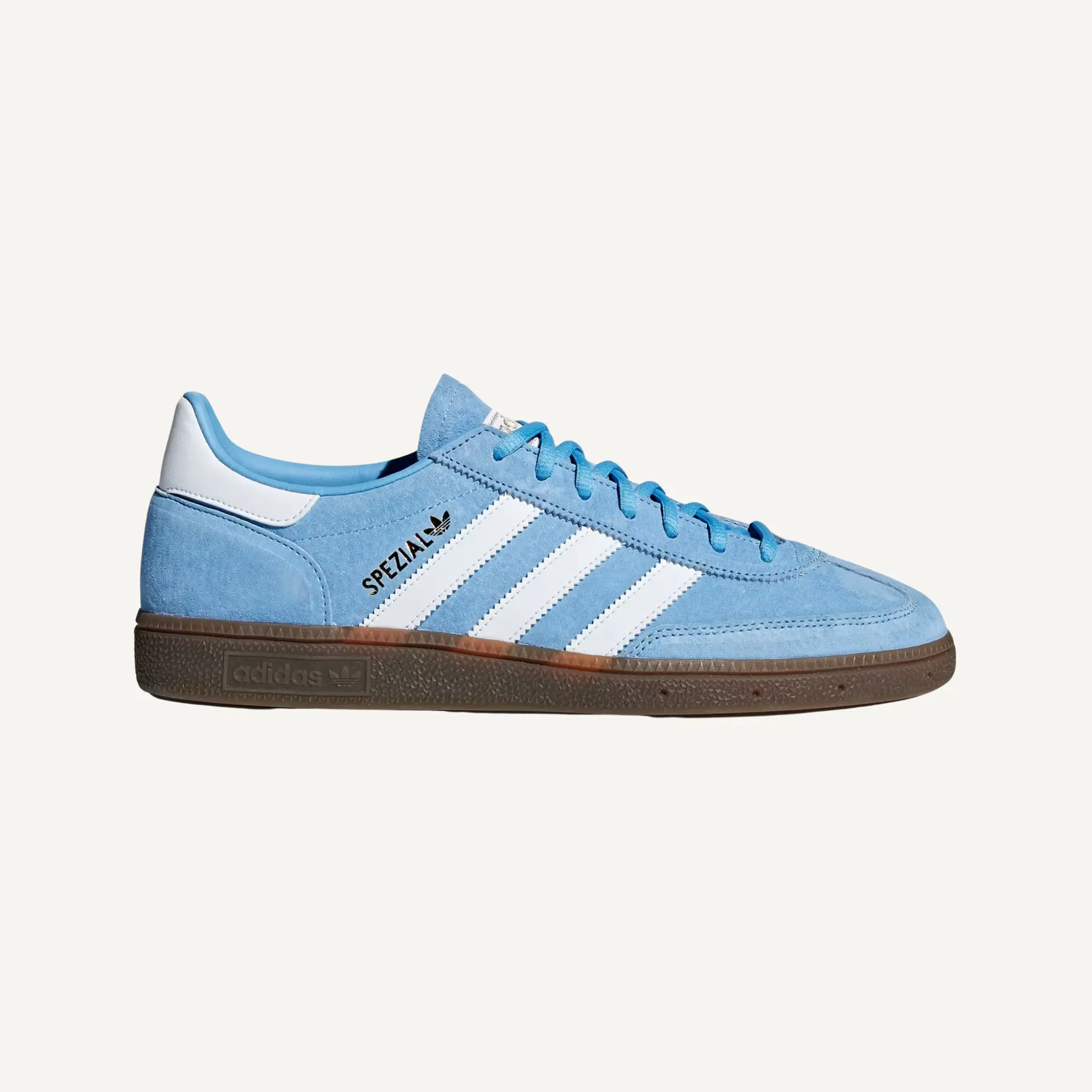 Men's Retro Soft Suede Lace Up Sneakers in Light Blue, Low-Top Court Style Casual Trainers with Gum Sole, Footwear, Walking Shoes, T-Toe, Rubber