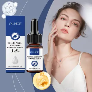 OUHOE Retinol Brightening Serum, Plant Essential Oil, Hydrating & Moisturizing Skin Care, Brighten Skin Tones