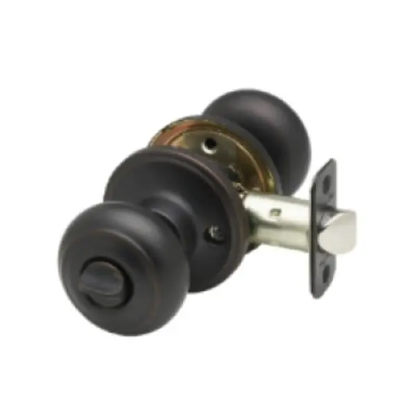 Copper Creek Hardware CK2030TB Colonial Privacy Doorknob, Tuscan Bronze Elegant Finish, High Quality Plated Bolts for Home Remodel & Interior Passage