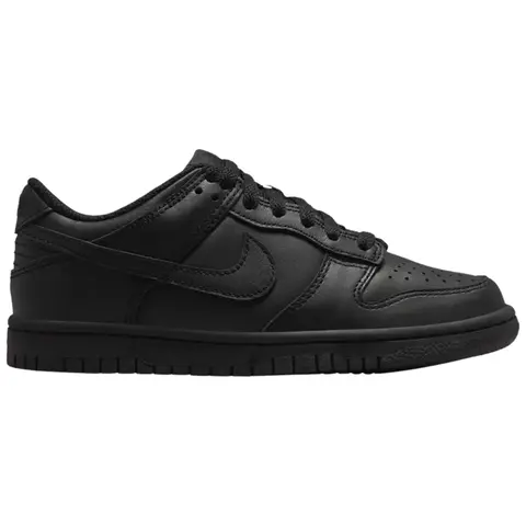 Nike Dunk Low Triple Black Youth Fashion Shoes New