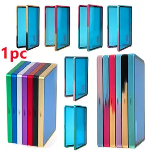 1pc/5pcs For PSA, CGC, BGS Graded Cards Certified Card Protector Holder with Alloy Frame, Stackable Magnetic 35pt Trading Card Slab Case with Clear Glass, UV Protection Storage for Sports Cards Slab, Trading Card Sleeve