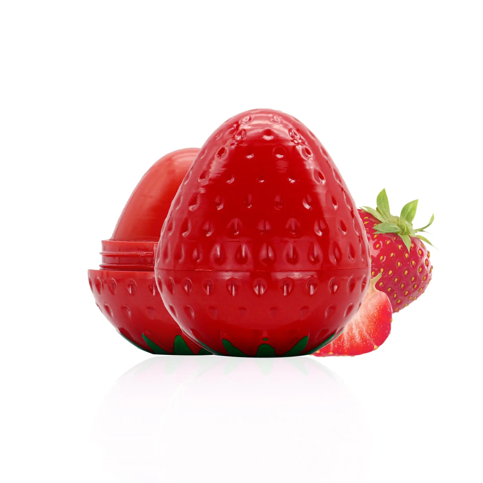 Strawberry Shaped Moisturizer Lip Balm, 1/5 Counts Comfort Long-lasting Hydrating Tinted Lip Stick, Moisturizing Lip Skincare Product, Moisture, Moisturizing Lip Balms, Lip Hydration, Lip Treatment Balm