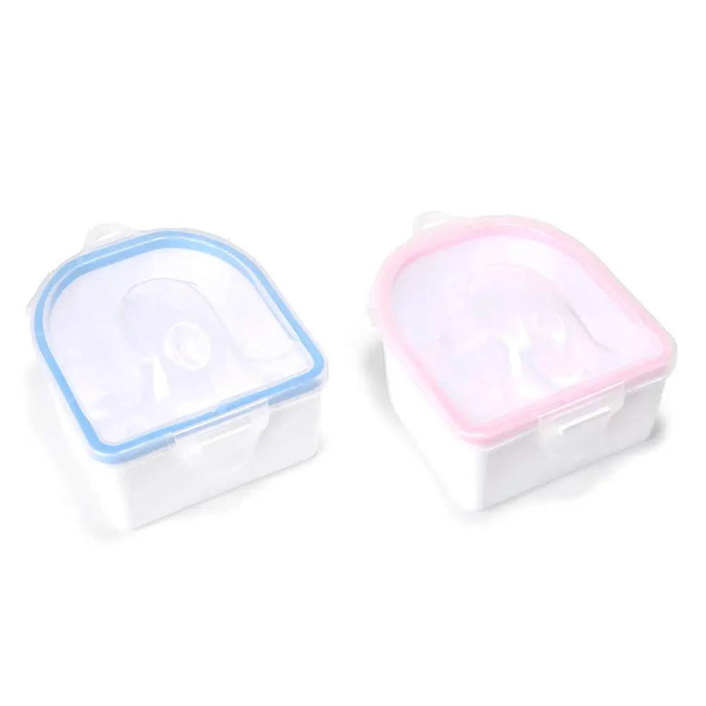 Nail Care 2-Piece Gel & Acrylic Nail Remover Soaking Bowl, Acetone Polish Remover Tray, Manicure Accessory