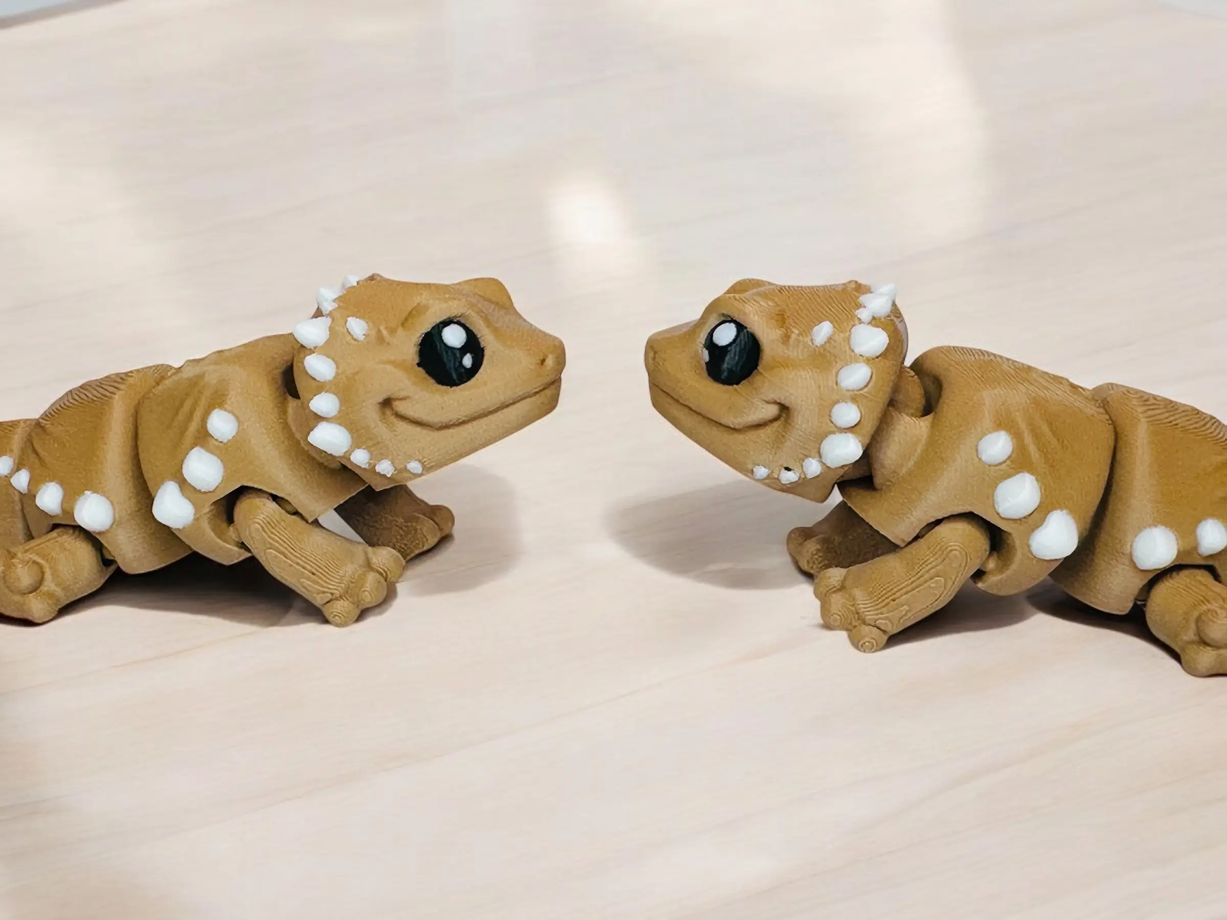 3D Printed Bearded Dragon Baby  - Decorative Figure for Home Decor