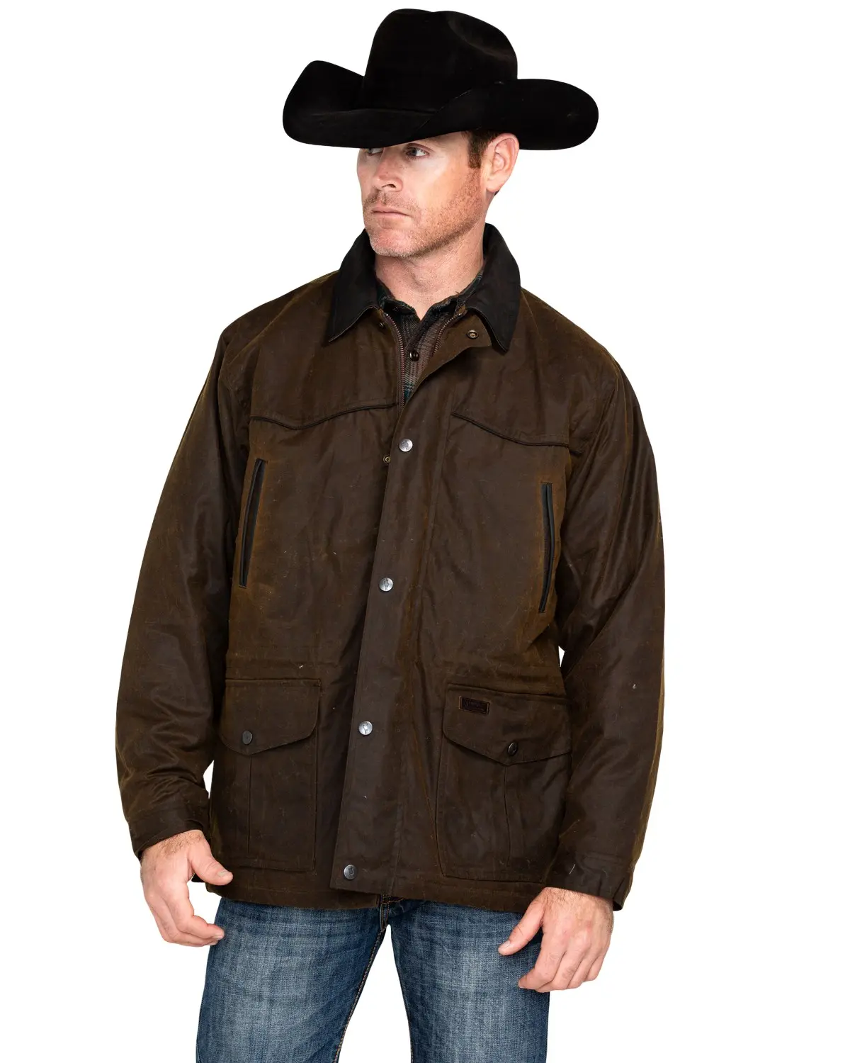 Outback Trading Co Men's Men'S Oilskin Rancher Jacket - 2707Bronze