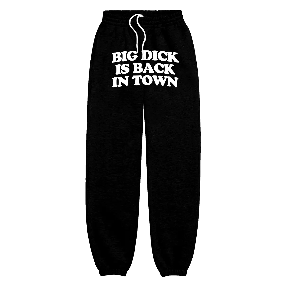 Back In Town Black Sweatpants