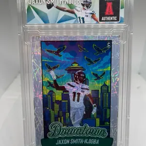 Jaxon Smith-Njigba Custom Slab Downtown Card