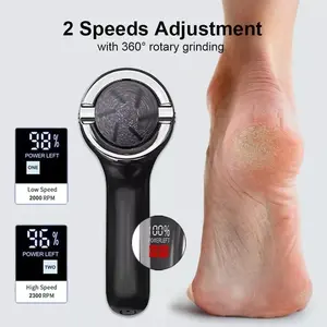 Smooth Pedicure Wand, Electric Callus Remover for Feet, Rechargeable Pedicure Tools Foot Care Kit, Pedicure Tools, Pedicure Tools Kit, Feet Care, Removes Dry Skin for Smoother Feet Nail Art Manicure Water Proof Exfoliant, Foot File Tool