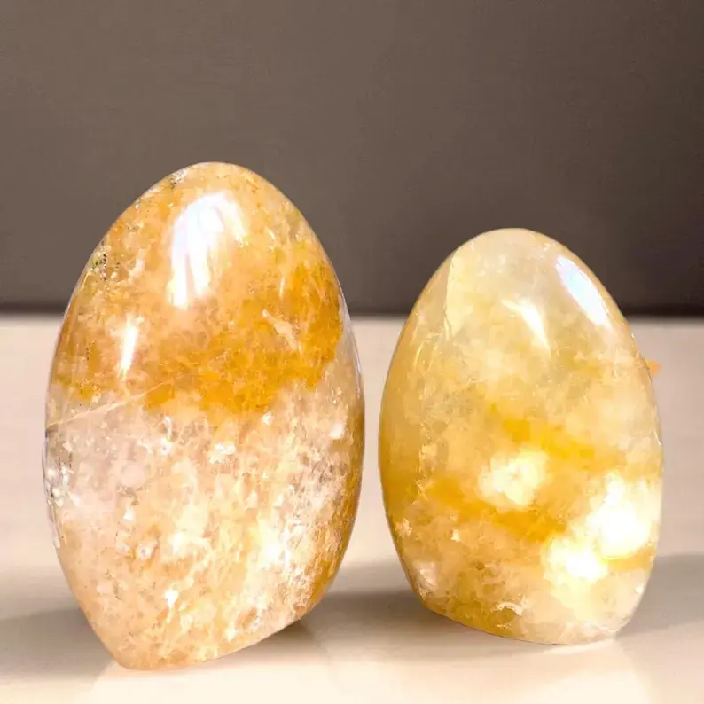 Golden Healer Crystals - Natural Stones, Intuitively Chosen | Crescent Cast
