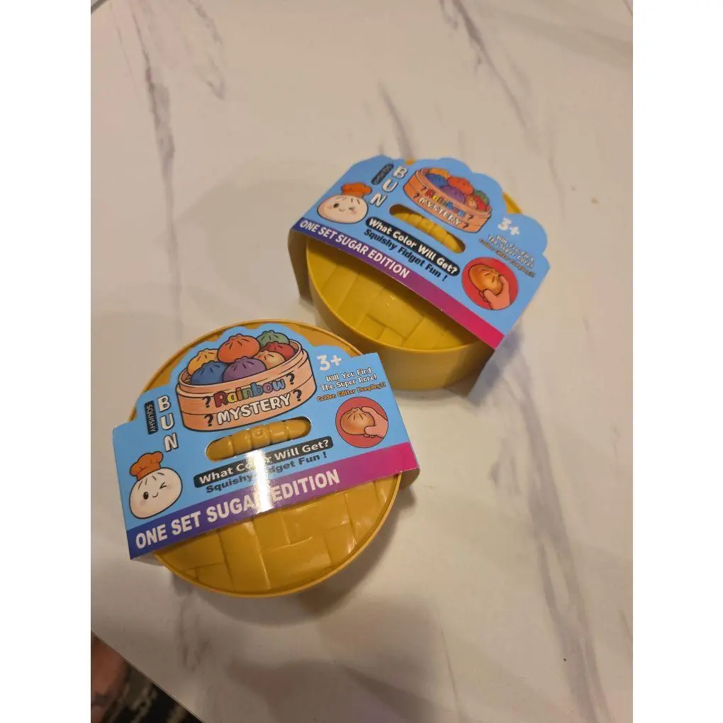 Bun Bakery Squishys - One Set Sugar Edition, 3+ Years, Fun & Engaging Toy for Kids, Perfect for Playtime