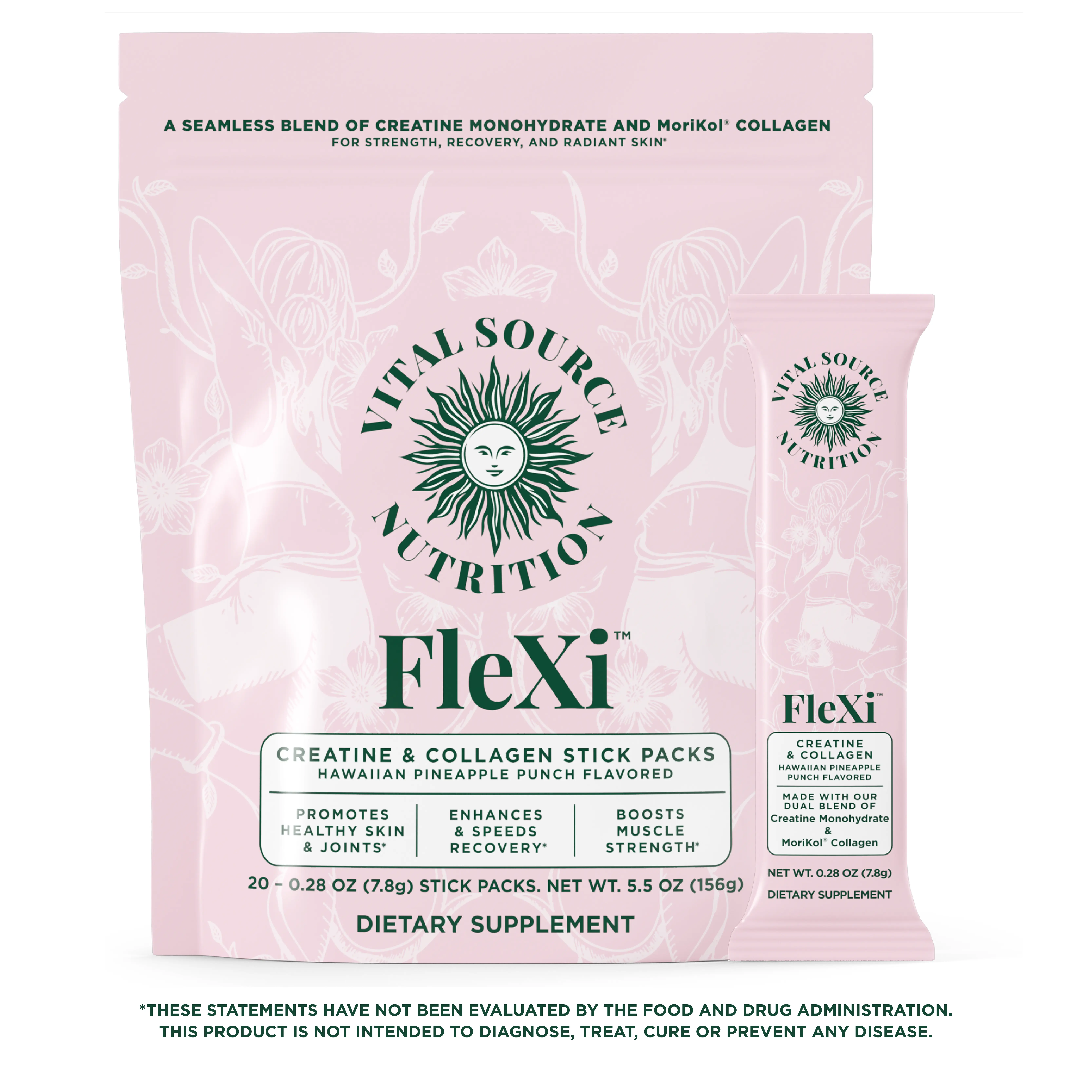 Creatine & Collagen Stick Packs - FleXi - Vital Source Nutrition Creatine & Collagen Stick Packs - FleXi - Vital Source Nutrition