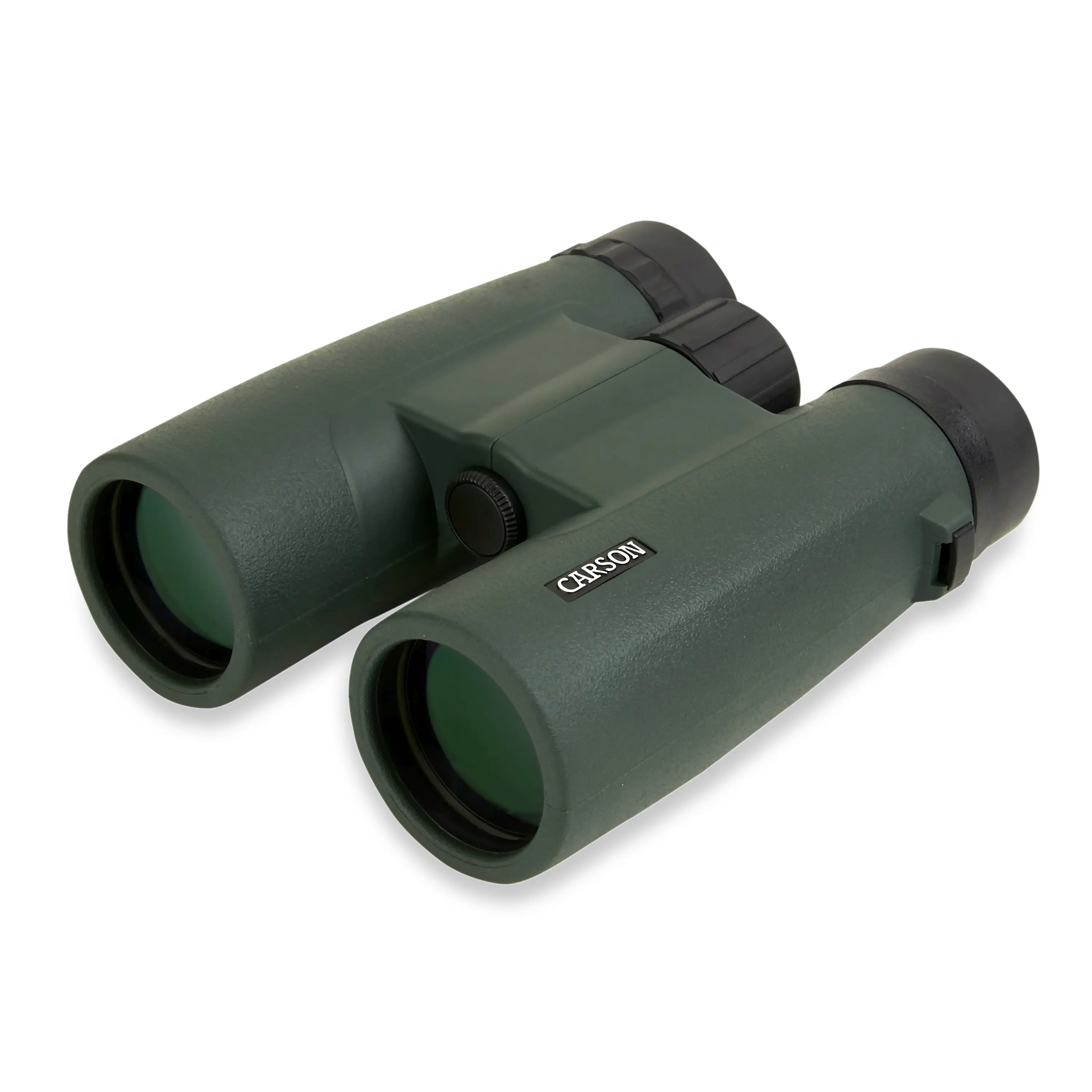 Carson JR Series Geen 10x42mm Full Size Binoculars - Fogproof and Waterproof (JR-042)