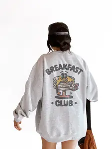 Breakfast Club Sweatshirt, Trendy y2k aesthetic Crewneck sweatshirt, vintage inspired retro sweatshirt