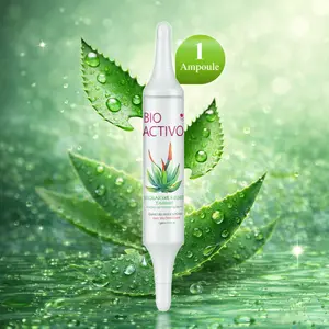 Bioactivo Bio Complex Aloe Vera Hair Ampoule  – Dominican Viral Soothing & Shine Boosting Treatment for All Hair Types, 1 Pack Haircare Lightweight Nourishing Compact
