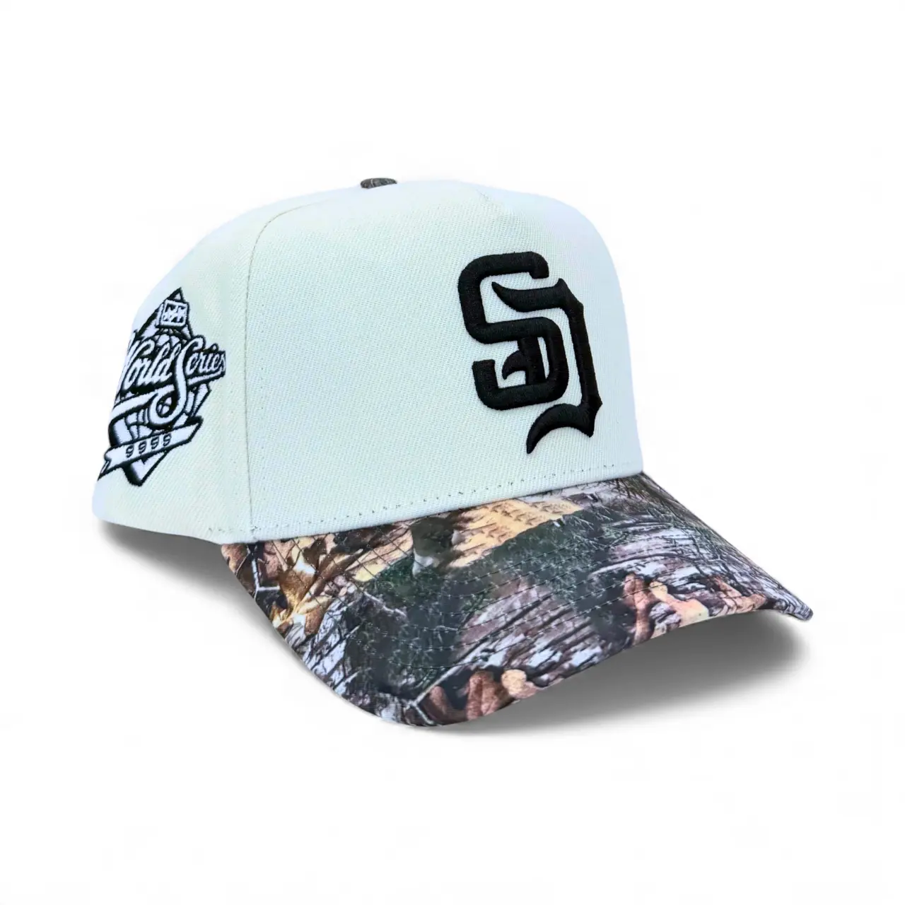 CRM HYBRID LETTER SD TREE CAMO BRIM CUSTOM SILK SATIN LINING HAT SNAPBACK