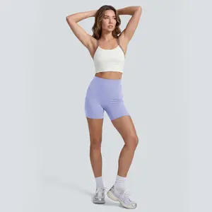 Halara UltraSculpt High Waisted Tummy Control Side Pocket Shaping Training Biker Shorts 3"/5''/7"