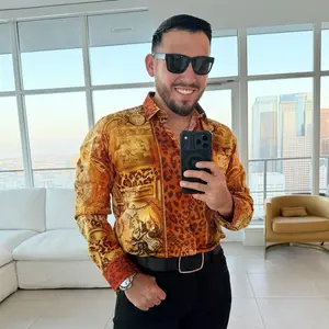 WILD RHINESTONE LONG SLEEVES 18 DESIGNS (SLIM FIT)