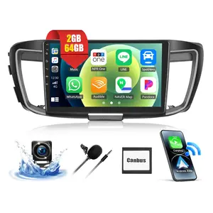 10.1" Android 15 Car Stereo Head Unit Auto Parts Accessories for Honda Accord 9th 2.4L (2013-2015) - 2G+64G, CarPlay, Android Auto, Bluetooth, GPS Navigation, WiFi, FM HD Radio, Backup Camera, Canbus,summervibes