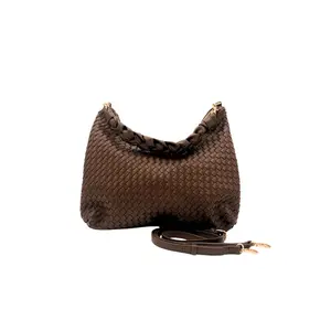 Kelly Woven Convertible Shoulder Bag