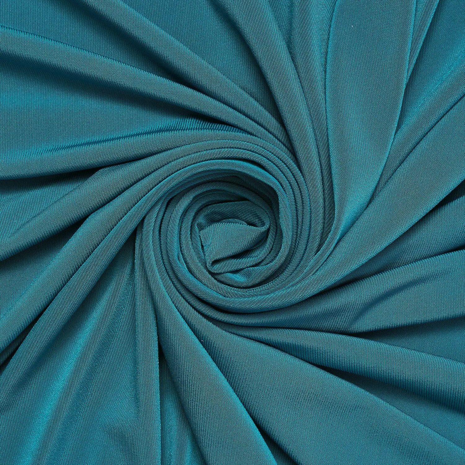 Teal Blue —Knit Jersey—95%-Poly-5% Spandex Fabric —Sold by the Yard