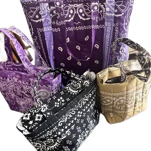 Bandana Totes and zip handbag