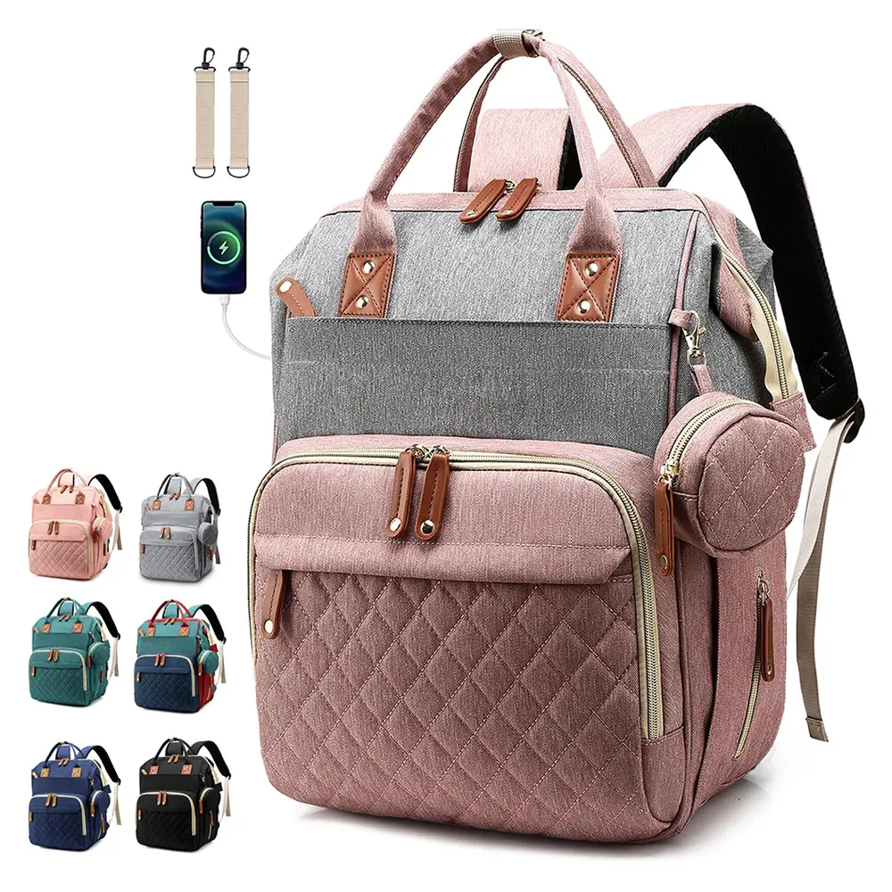 Baby Diaper Bag Backpack, Nappy Bag Backpack Large Bag for Boys & Girls, Waterproof Diaper Backpack, Travel Diaper Bags, Baby Registry Search & Shower Gifts - Baby Essentials Must Haves Newborn Stuff