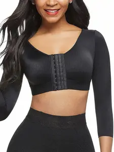 Women's Front Closure Wireless Yoga Bra, Adjustable Sports Bra for Running, Shockproof Half Sleeve Fitness Top, Comfortable Gym Wear Sharpewear, Wireless Sports Bras