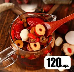 Pure Organic Ginseng Six Treasures Turmeric Herbal Tea, Daily Kidney Support Wellness Drink Must-Have for Men and Women