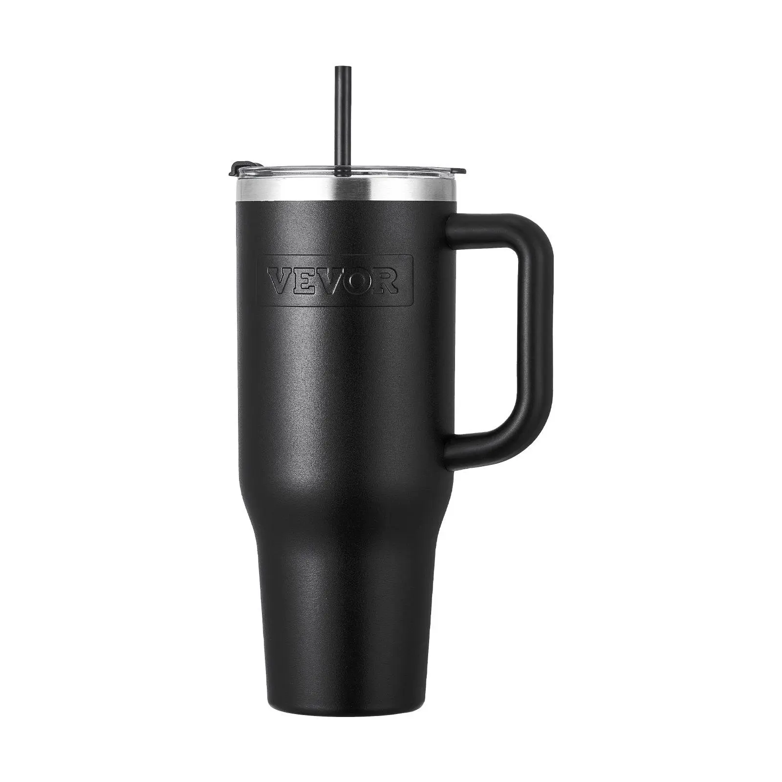 VEVOR 40 oz Insulated Stainless Steel Water Mug - Portable Vacuum Flask with Spillproof Silicone Lid, Insulation for Coffee, Handheld Kitchen Drinkware, Flasks