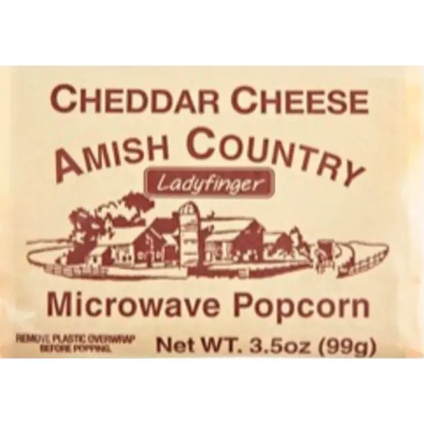 Amish Country Ladyfinger Microwave Cheddar Cheese Microwave Popcorn, 3.5 oz.