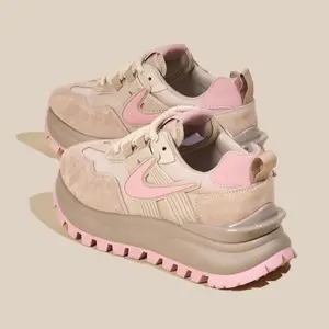 2026 Trend pink shoes - Women's thick-soled fashion shoes, new spring dad shoes, lightweight, classic and versatile sneakers, comfortable antibacterial Girl Trainer