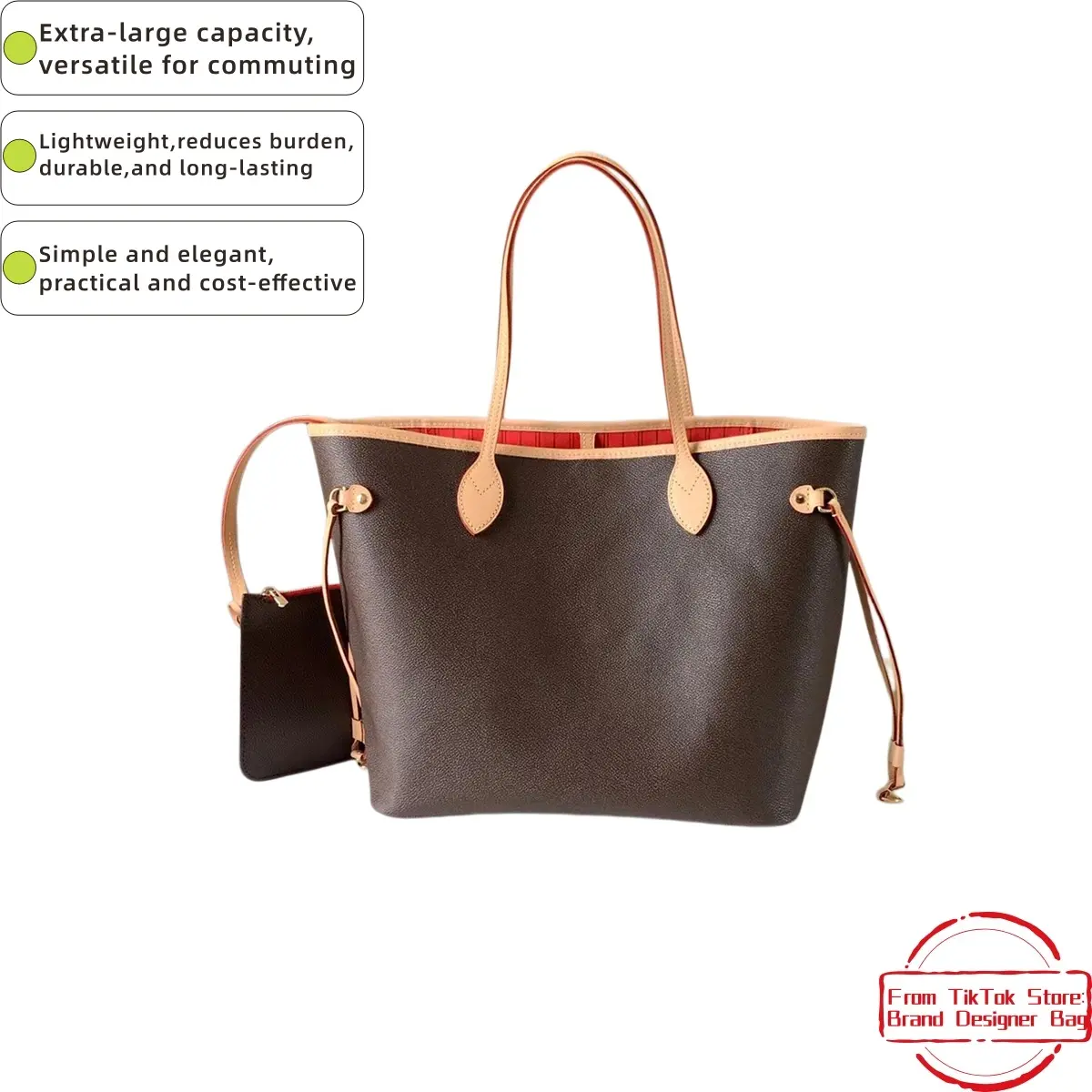 Designer bag Luxury Commuter tote bag New handbag for Women High-Capacity Lady's shoulder bag Portable Shopping Travel handbags