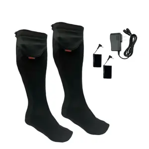 VOLT 8V All Day Rechargeable Heated Socks with Microprocessor Controller, Dual Chargers & Wireless Receiver for Comfort and Warmth - Comfy, Menswear